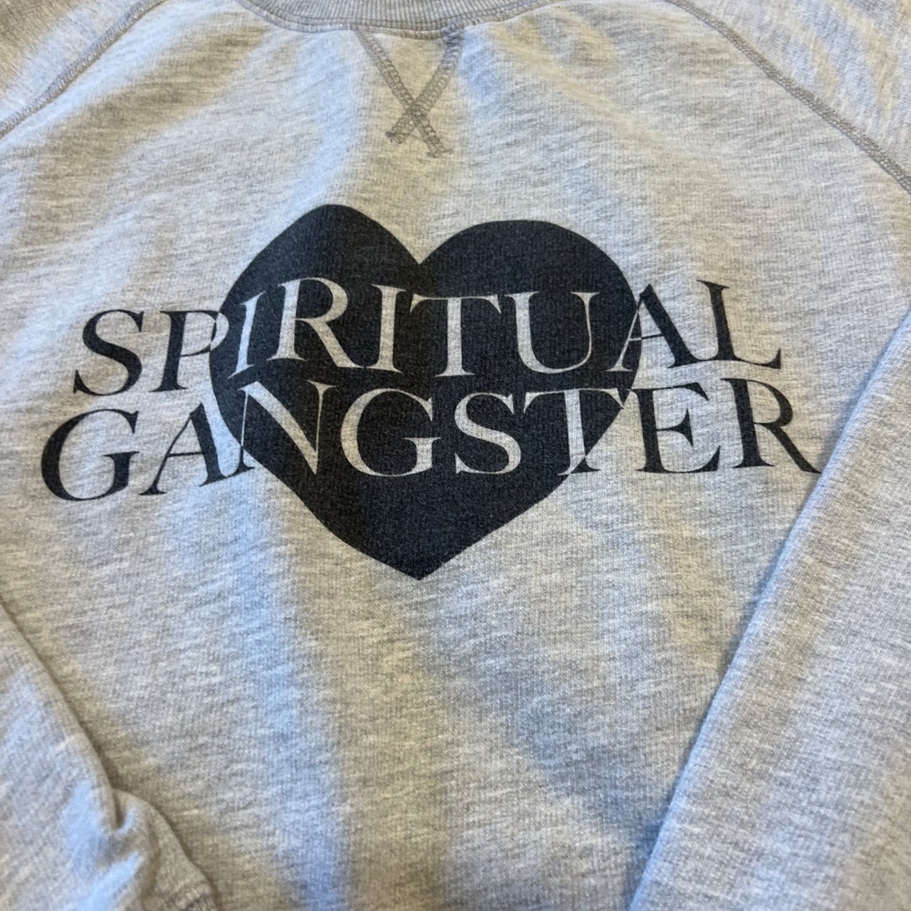 Spiritual Gangster Pre- Loved Light Weight Sweat Shirt- Women's Size Small - Picture 5 of 12